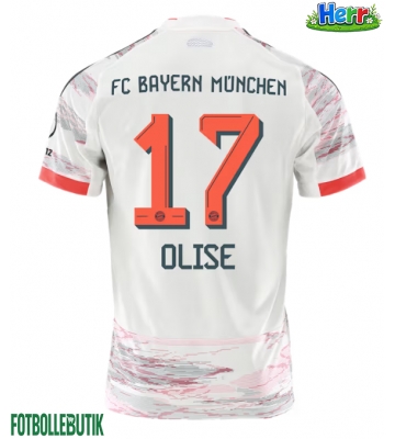 Bayern Munich Michael Olise #17 Bortatröja 2025-26 Kortärmad